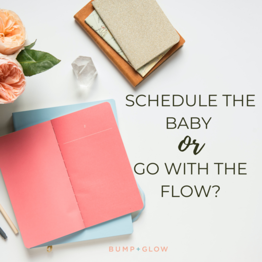 getting baby onto a schedule